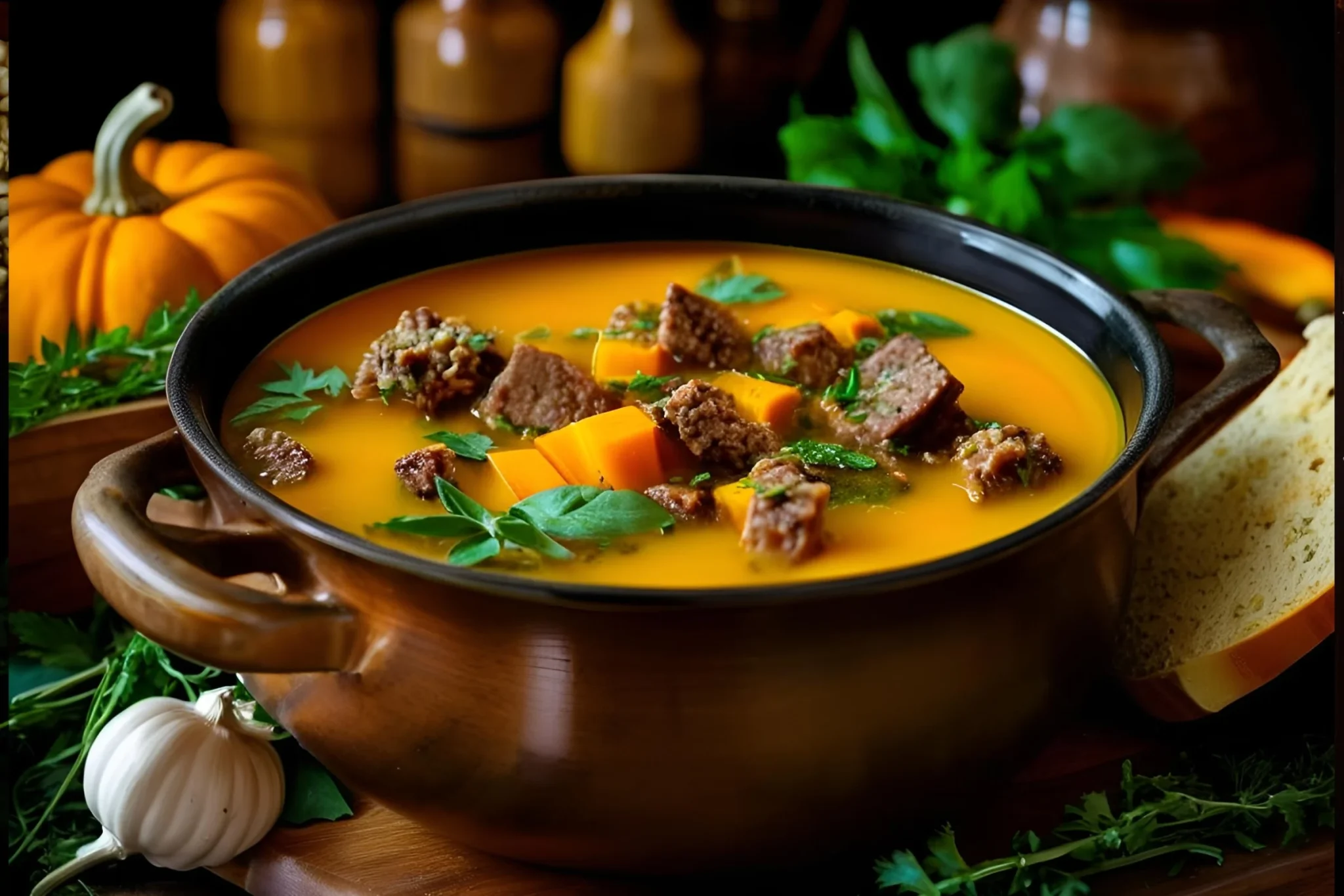 Italian Sausage Butternut Squash Soup