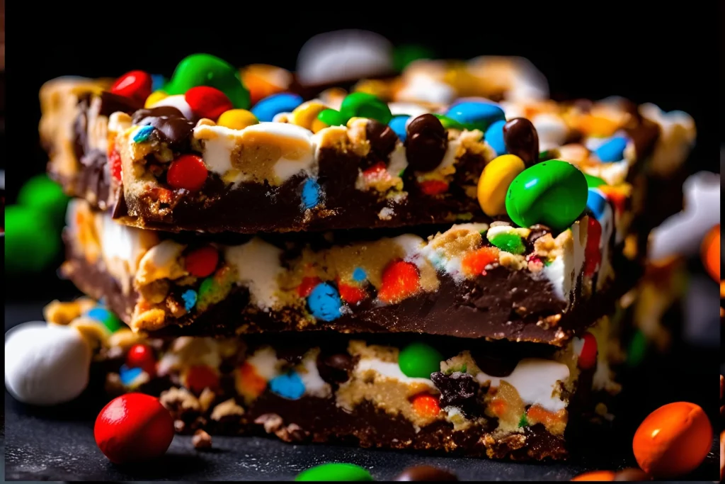 M&M Marshmallow Dream Bars Recipe
