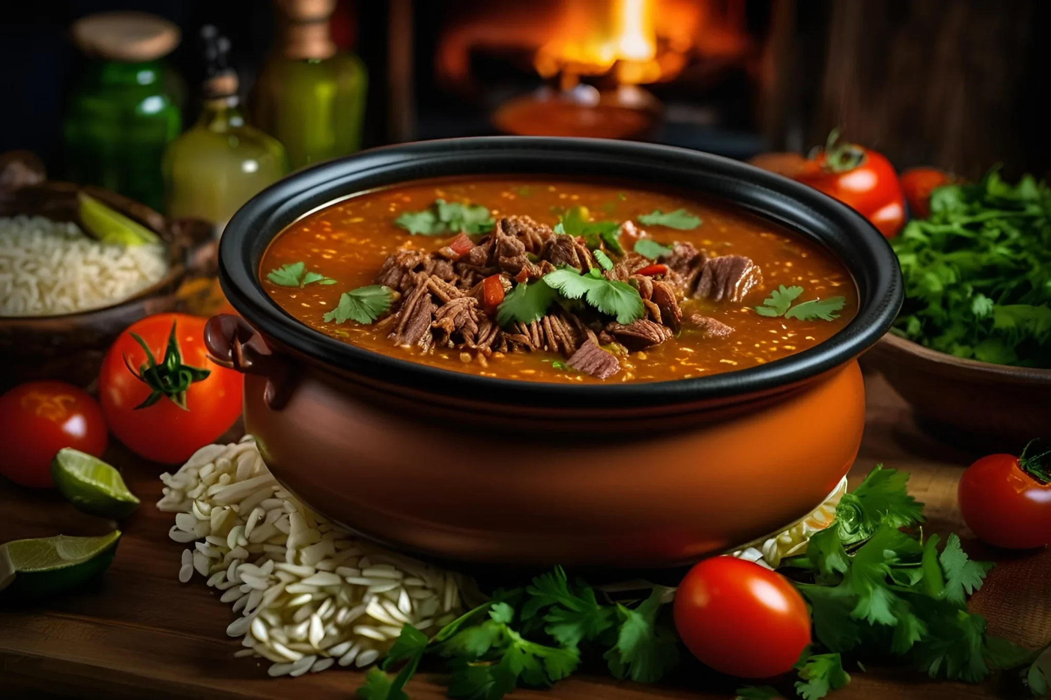 Mexican Beef and Rice Soup