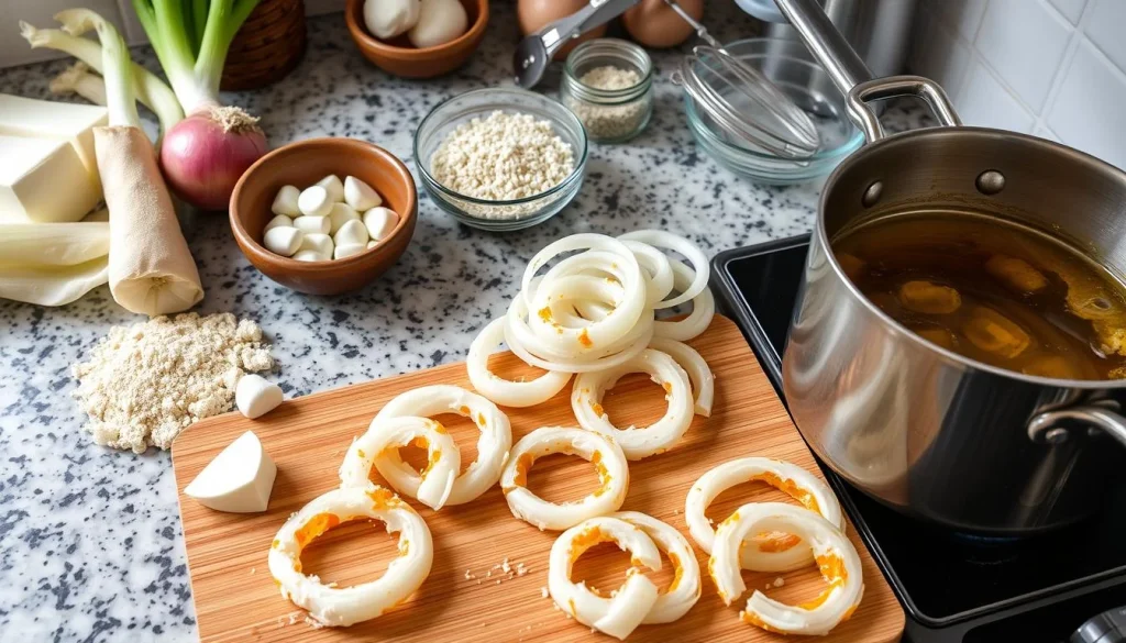 Mozzarella Onion Rings