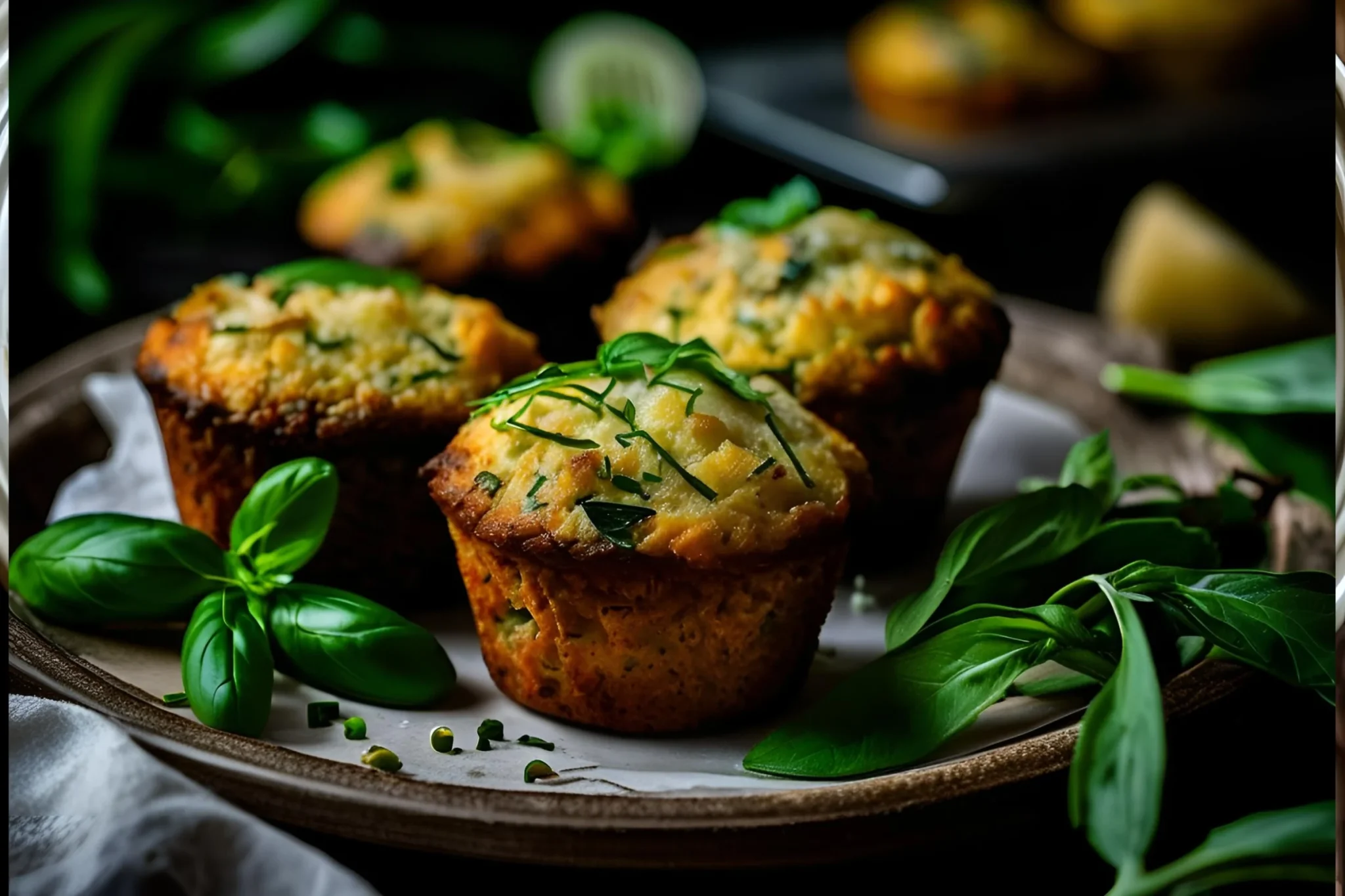 Parmesan Zucchini Potato Muffins Recipe