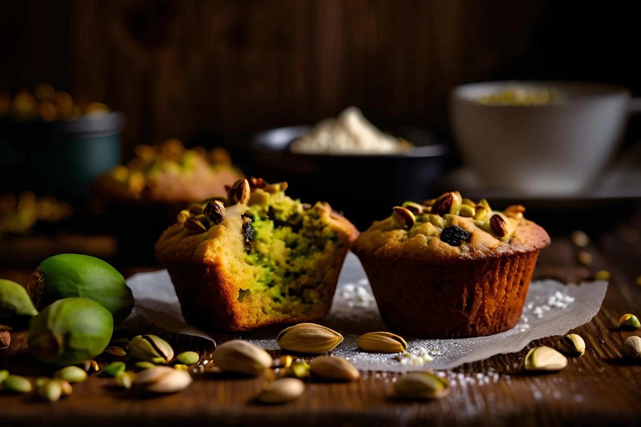 Pistachio Crunch Muffins Recipe