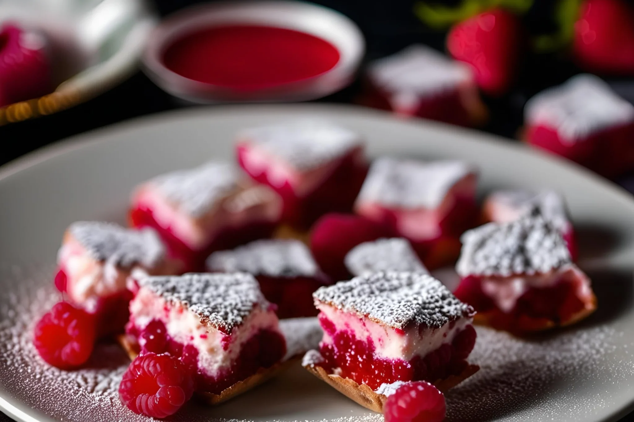Raspberry Cream Cheese Bite Recipe