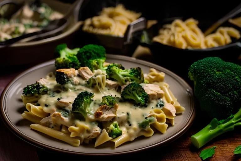 Chicken and Broccoli Baked Alfredo Recipe