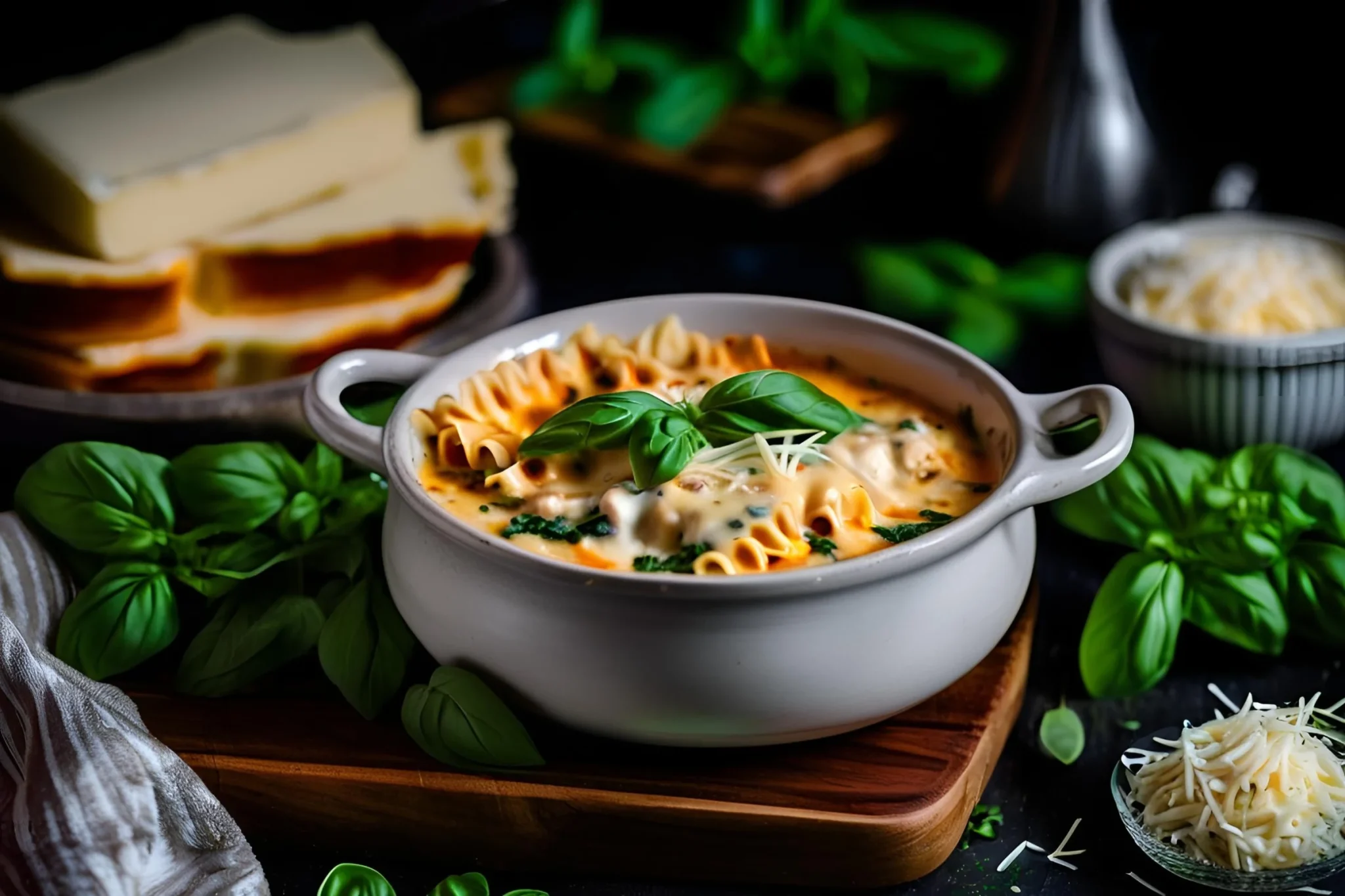 Creamy Chicken Lasagna Soup Recipe