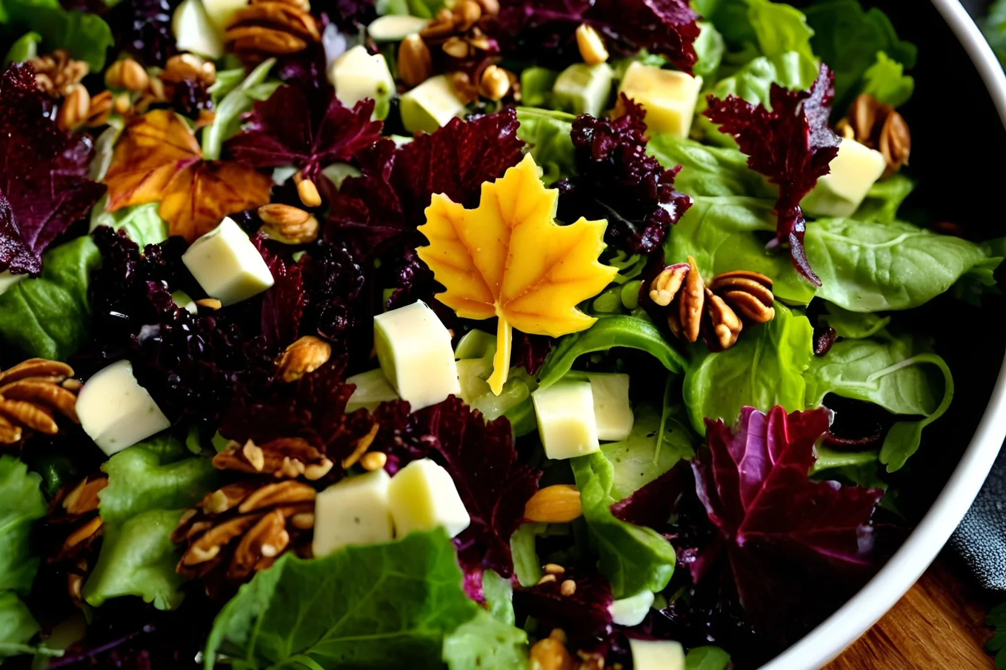 Fall Salad With Maple Lime Dressing Recipe