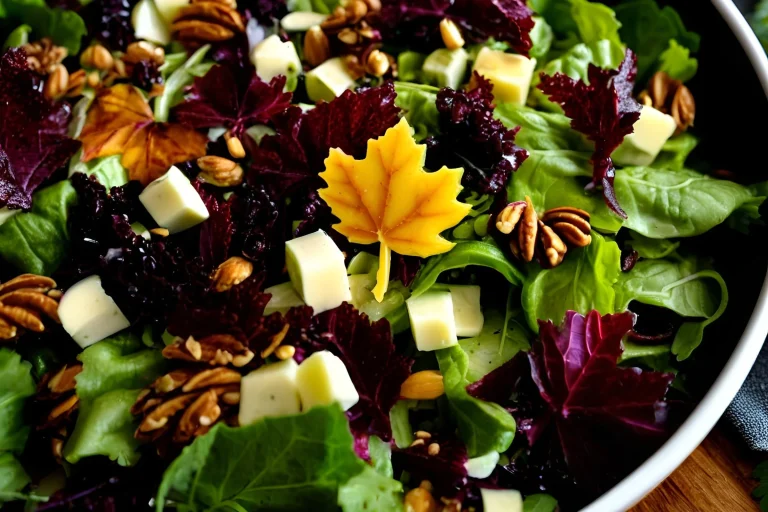 Fall Salad With Maple Lime Dressing Recipe