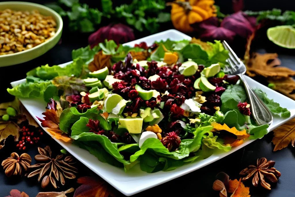 Fall Salad with Maple Lime Dressing Recipe