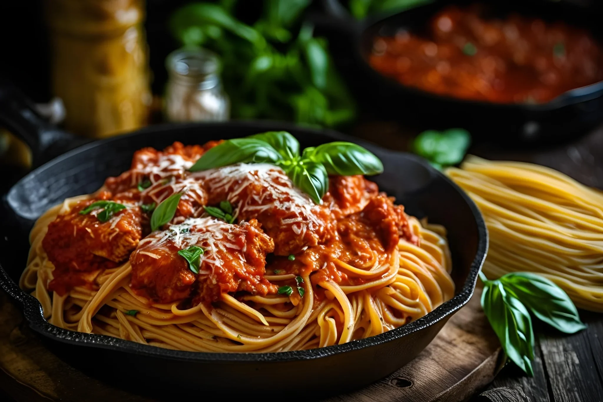 One-Pot Chicken Parmesan Pasta Recipe