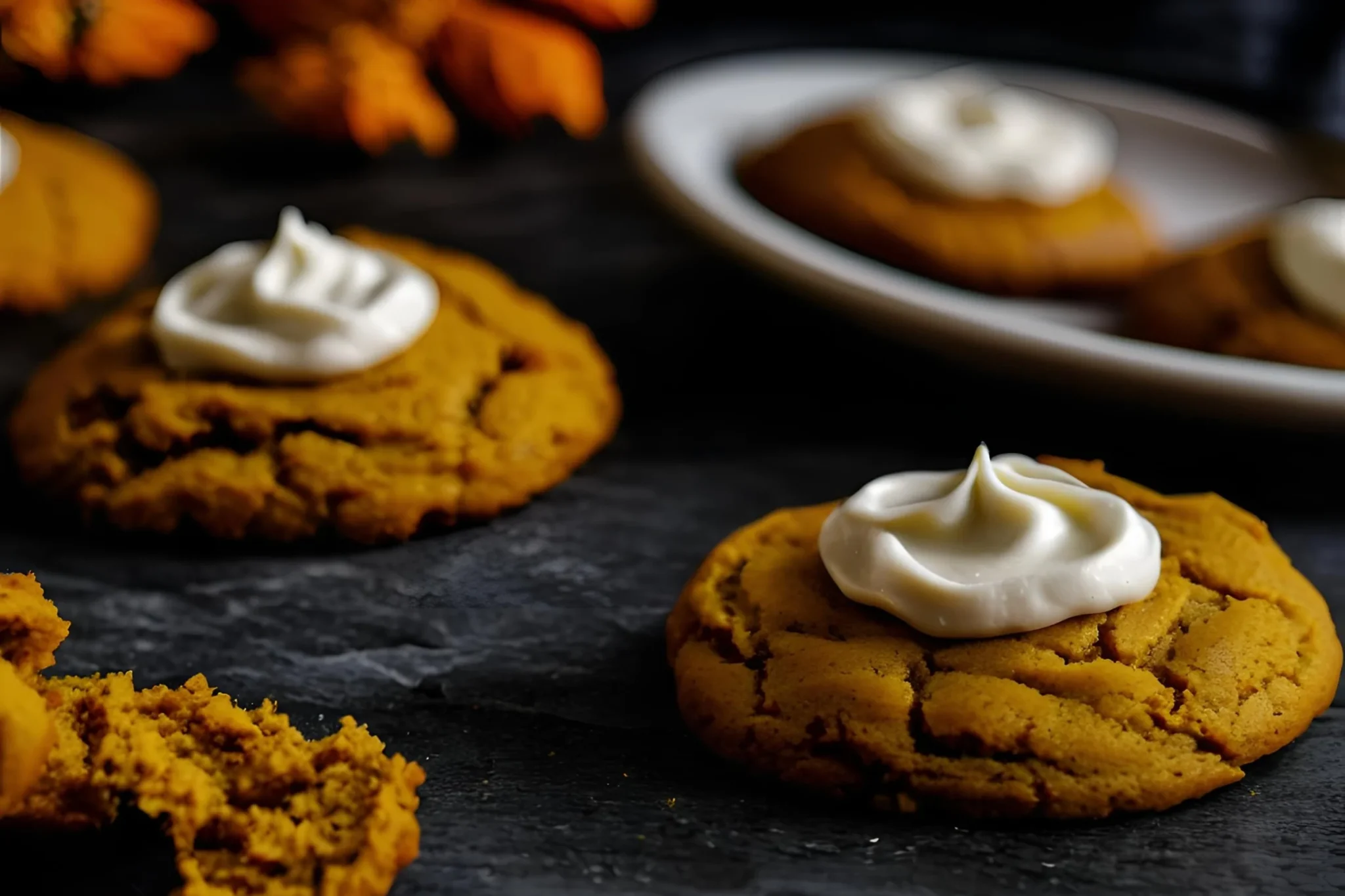 Pumpkin Cookies with Cream Cheese Frosting Recipe