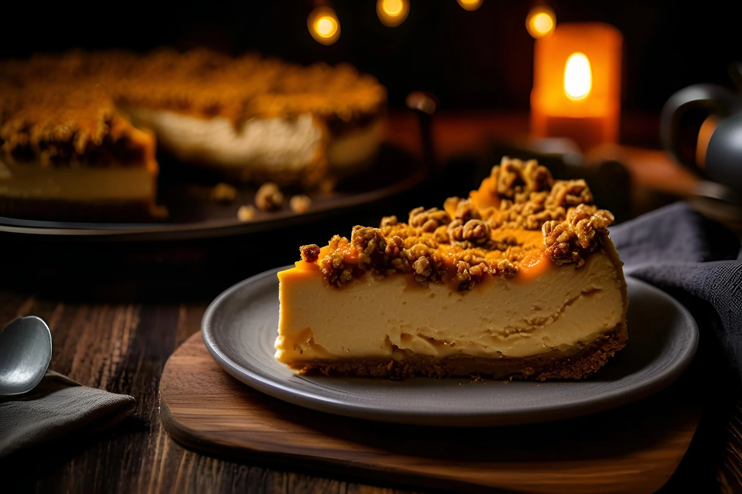 Pumpkin Streusel Cheesecake Recipe