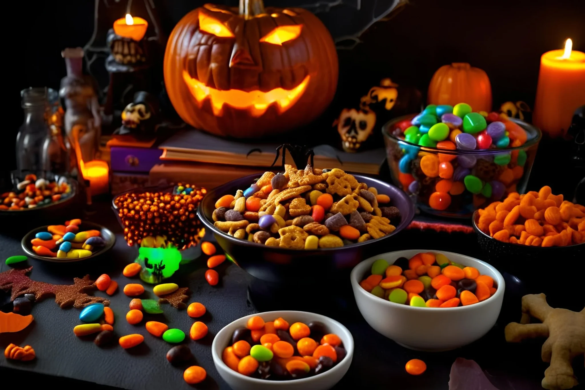 Spooky Snack Mix for Halloween Recipe