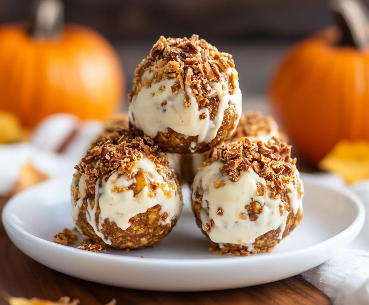 No Bake Pumpkin Cheesecake Balls