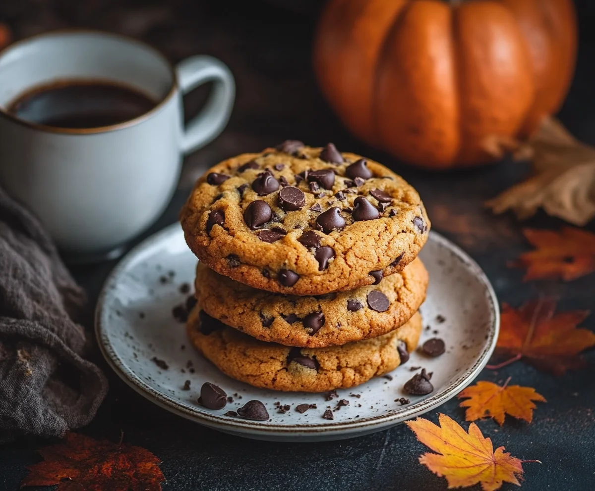 Pumpkin Chocolate Chip Cookies