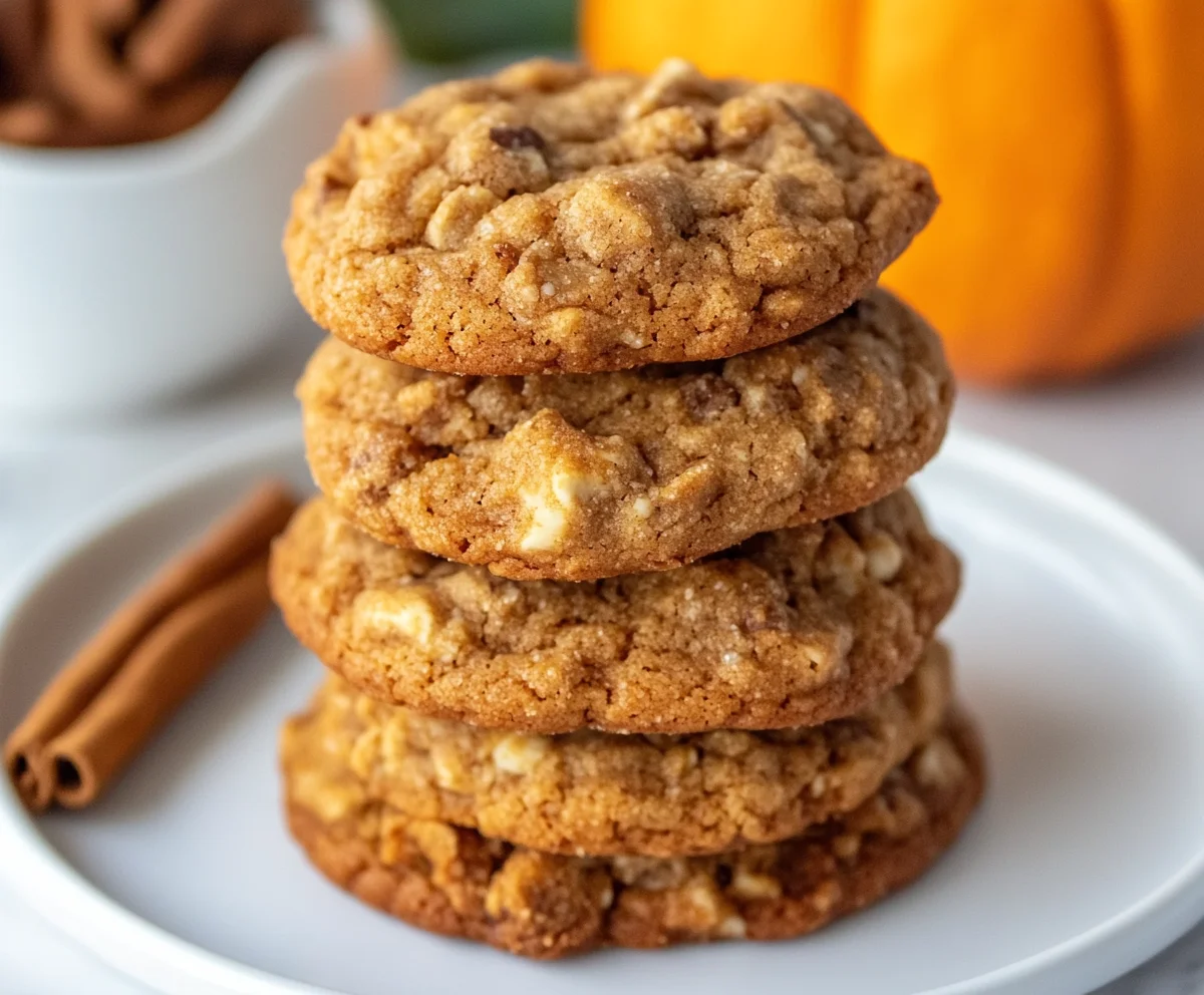 Pumpkin Cinnamon Crumble Cookies