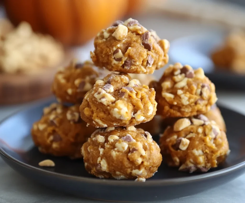 Pumpkin No Bake Cookies