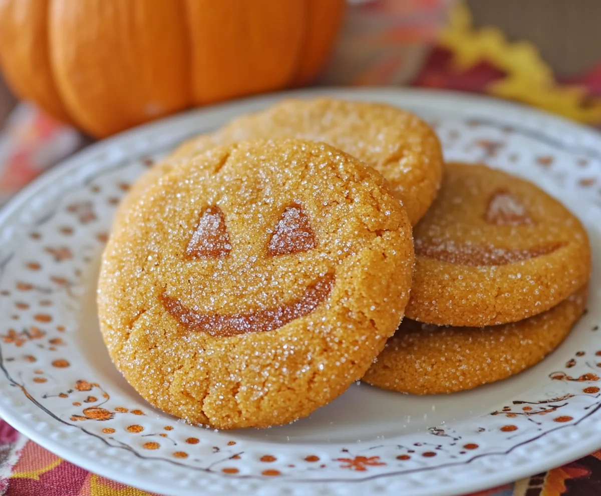 Pumpkin Sugar Cookies