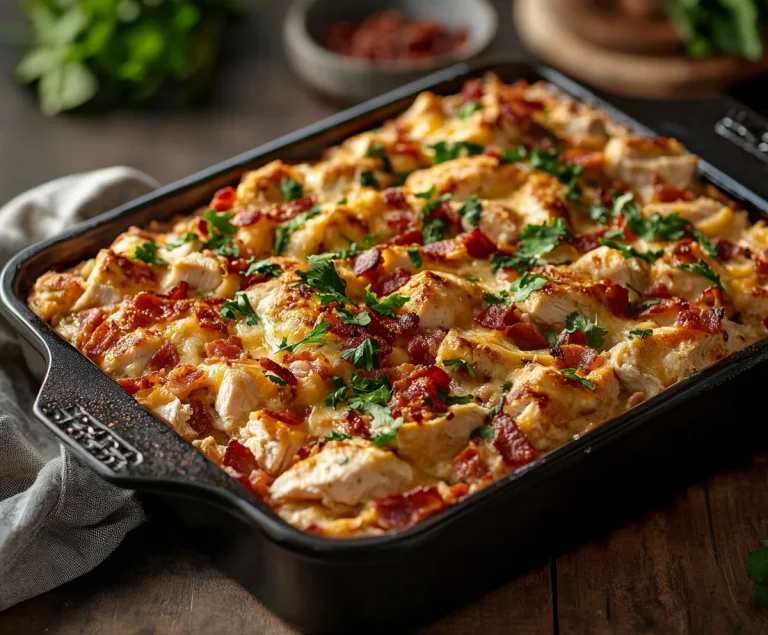 Chicken Turkey Bacon Ranch Casserole Recipe