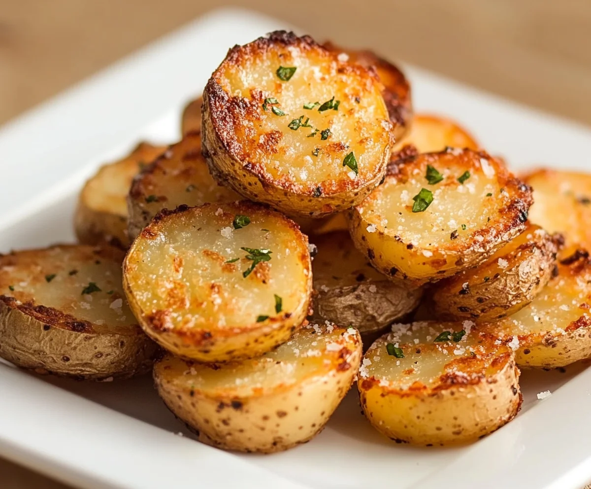 Mini Baked Parmesan Potato Rounds Recipe