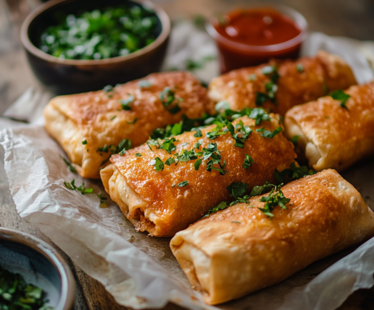 Crispy Chicken Chimichangas Recipe