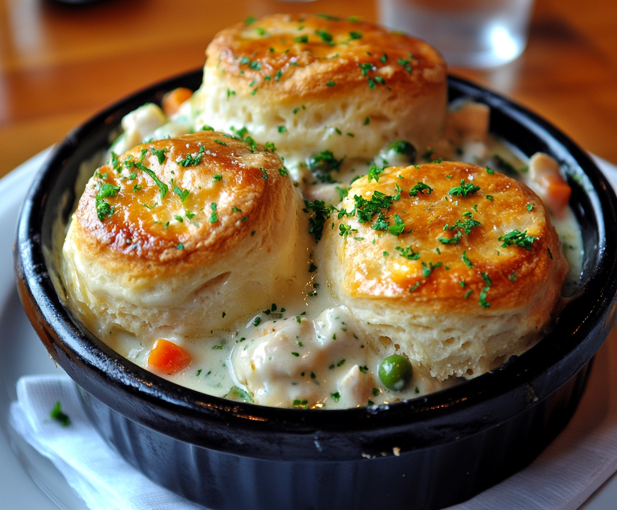 Biscuit Chicken Pot Pie