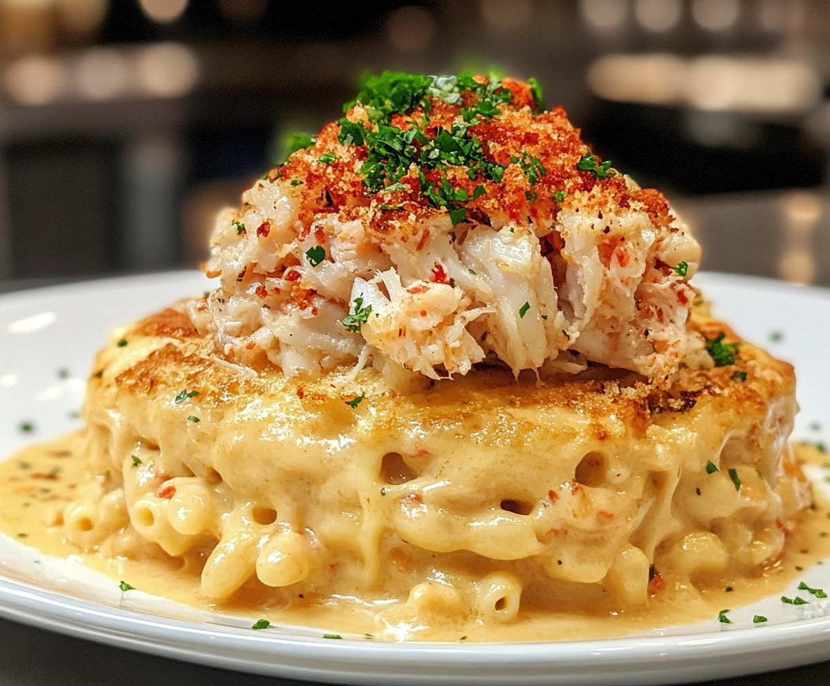 Creamy Crab Mac and Cheese