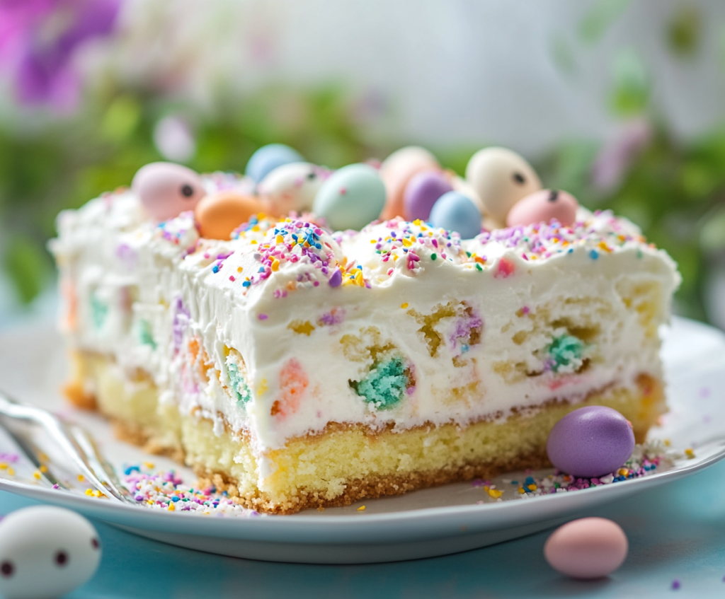 Easy Easter Poke Cake Recipe