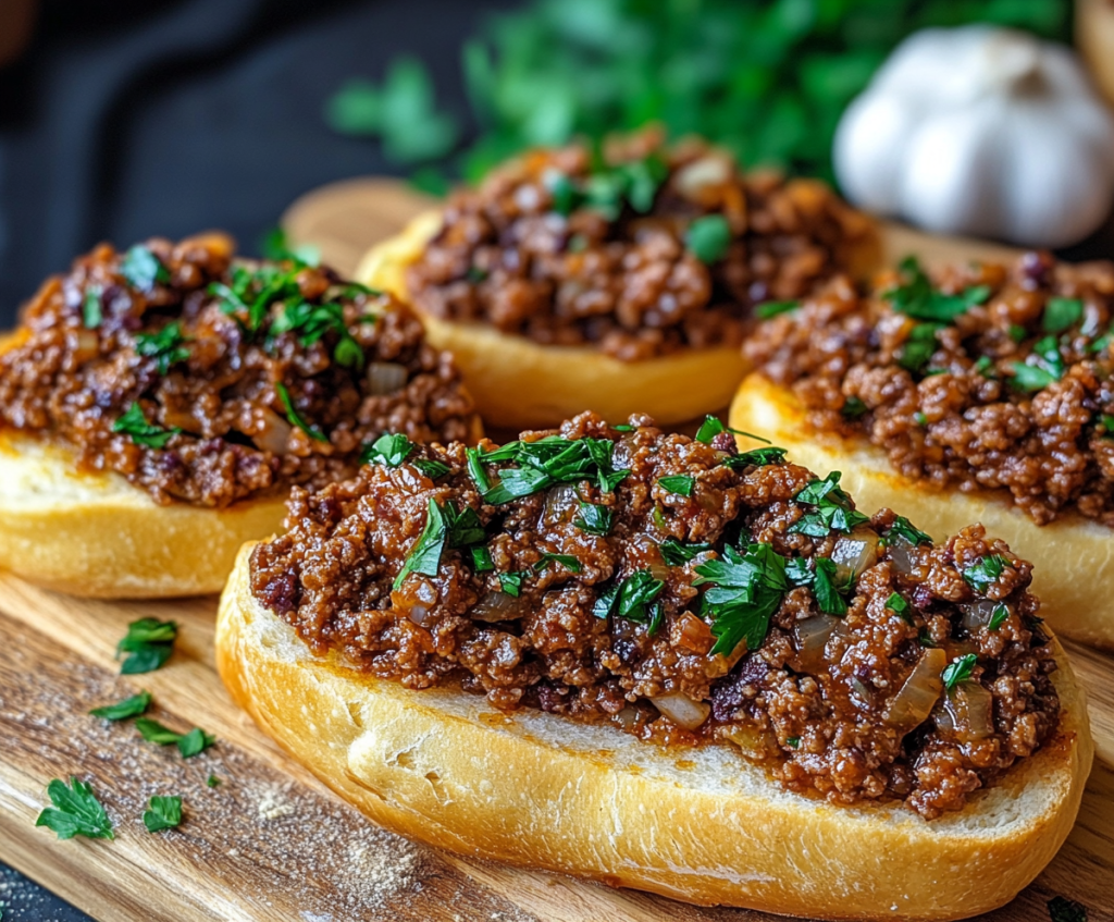 Garlic Bread Sloppy Joes Recipe