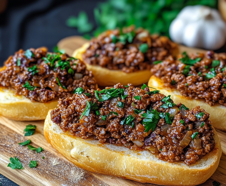 Garlic Bread Sloppy Joes Recipe