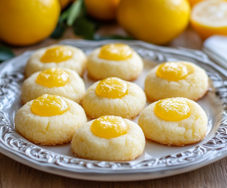 Lemon Thumbprint Cookies recipe