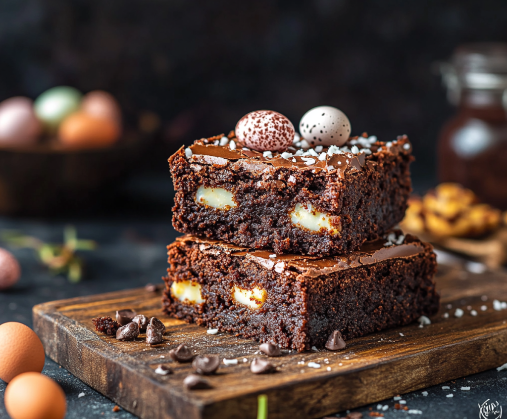 Mini Egg Nutella Brownies Recipe