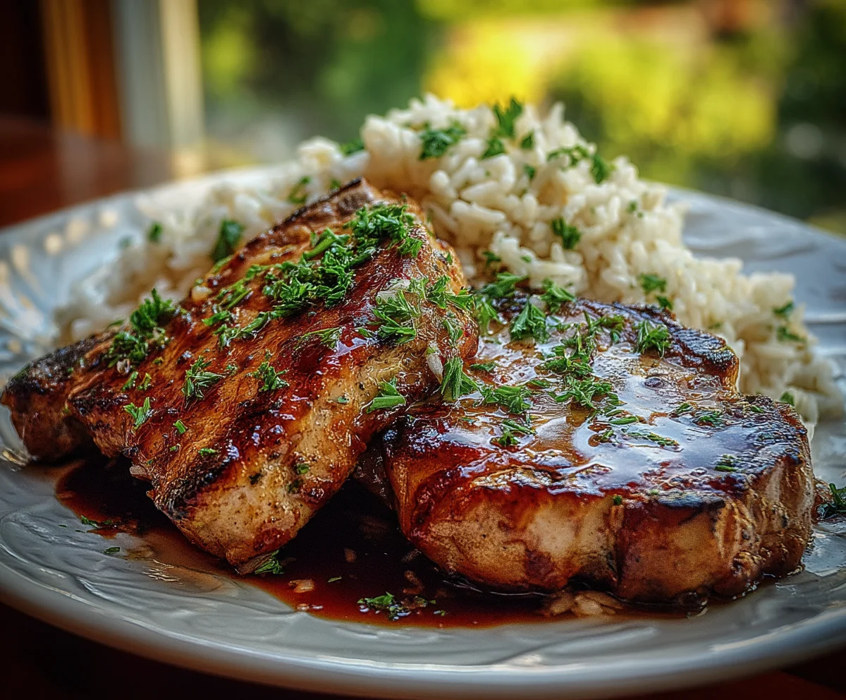 Pork Chops And Rice