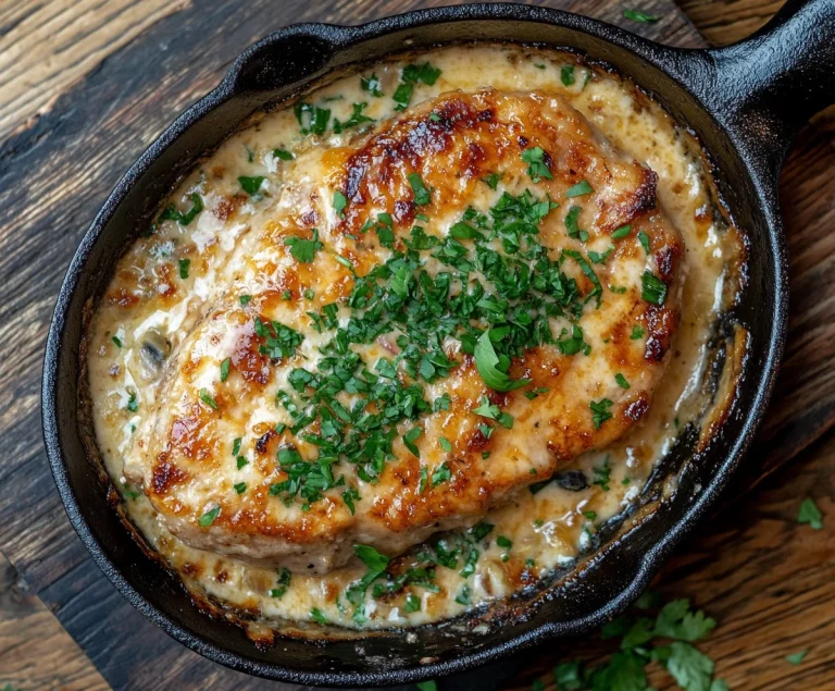 Pork Chops With Onion Dip
