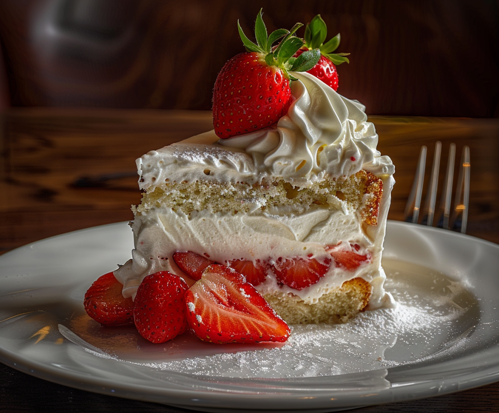 Strawberry Shortcake With Cream Cheese