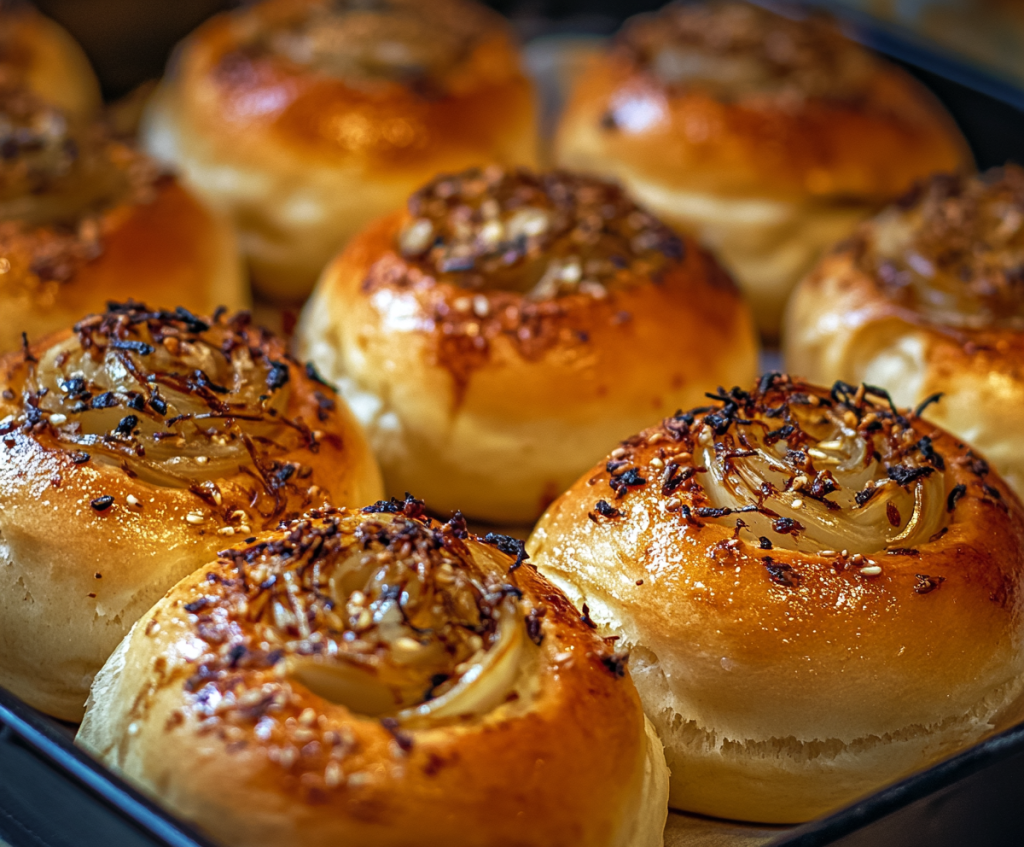 caramelized onion buns