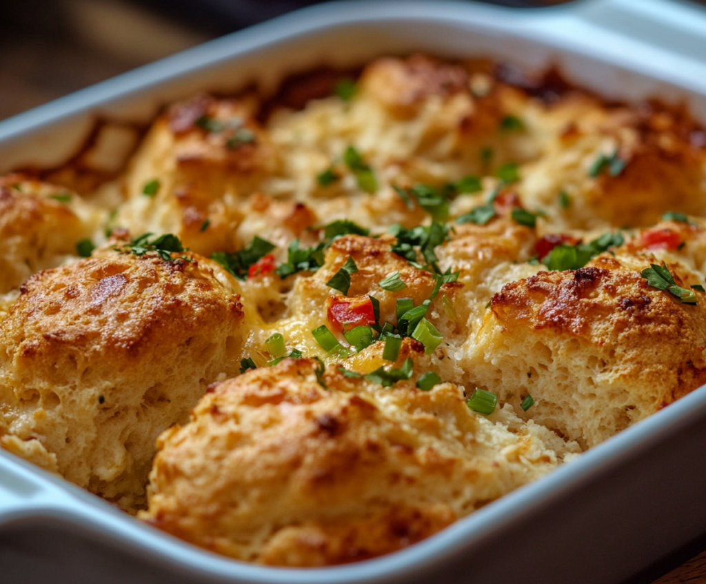 chicken and biscuit casserole