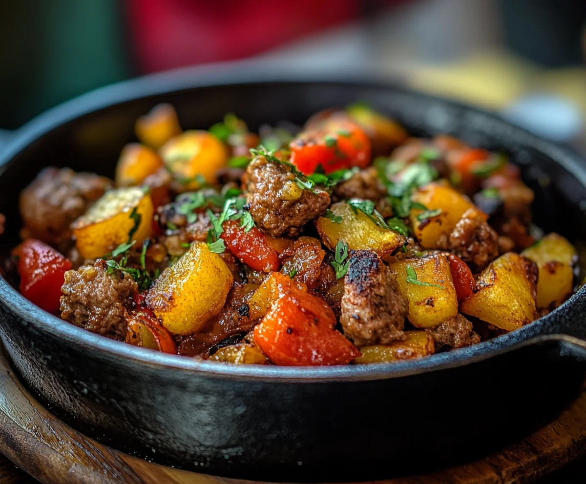 easy hamburger hash recipe