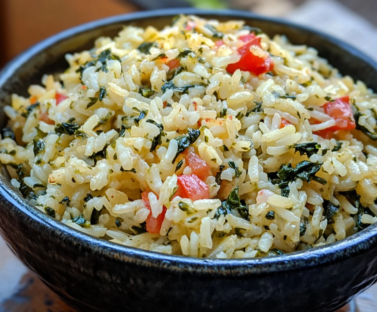 spinach rice casserole