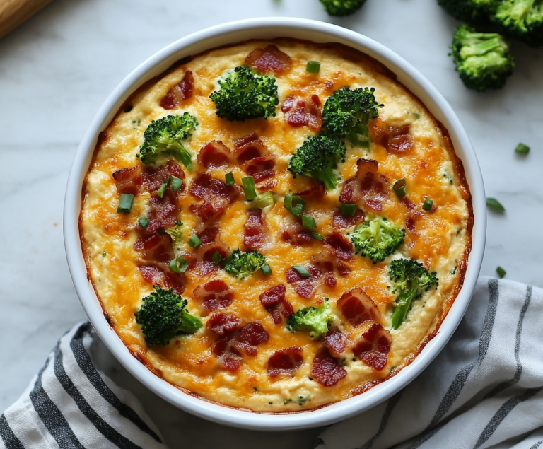 Cheesy Bacon and Broccoli Dip