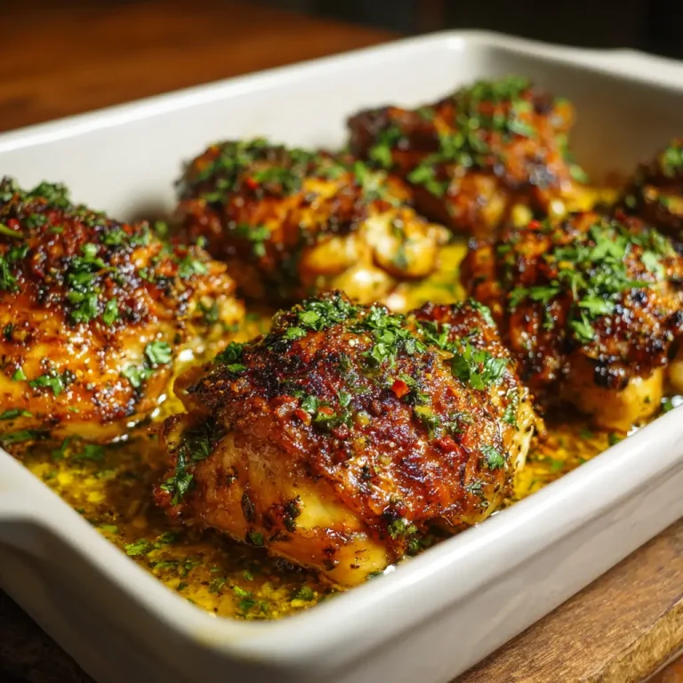 Baked Chicken Thighs Recipe