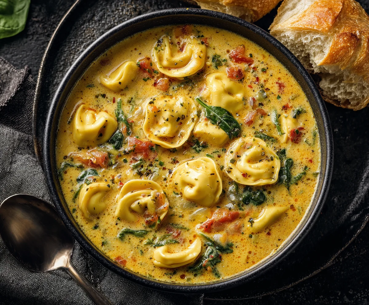Creamy Tortellini Soup