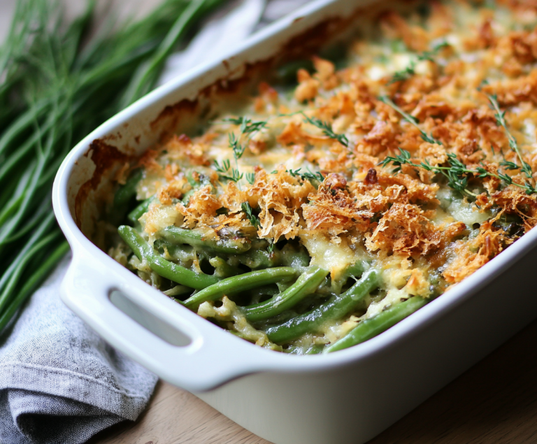 Fresh Green Bean Casserole