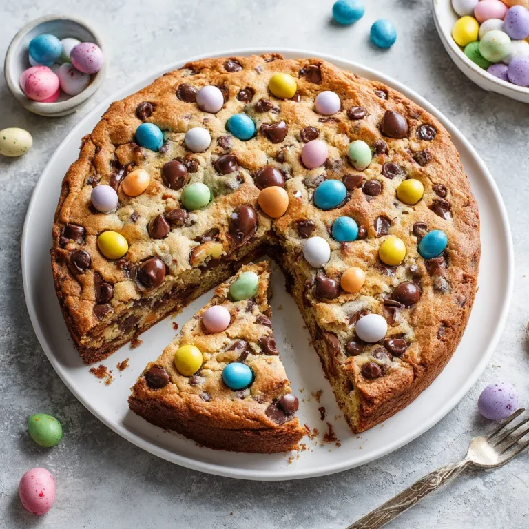easter cookie cake