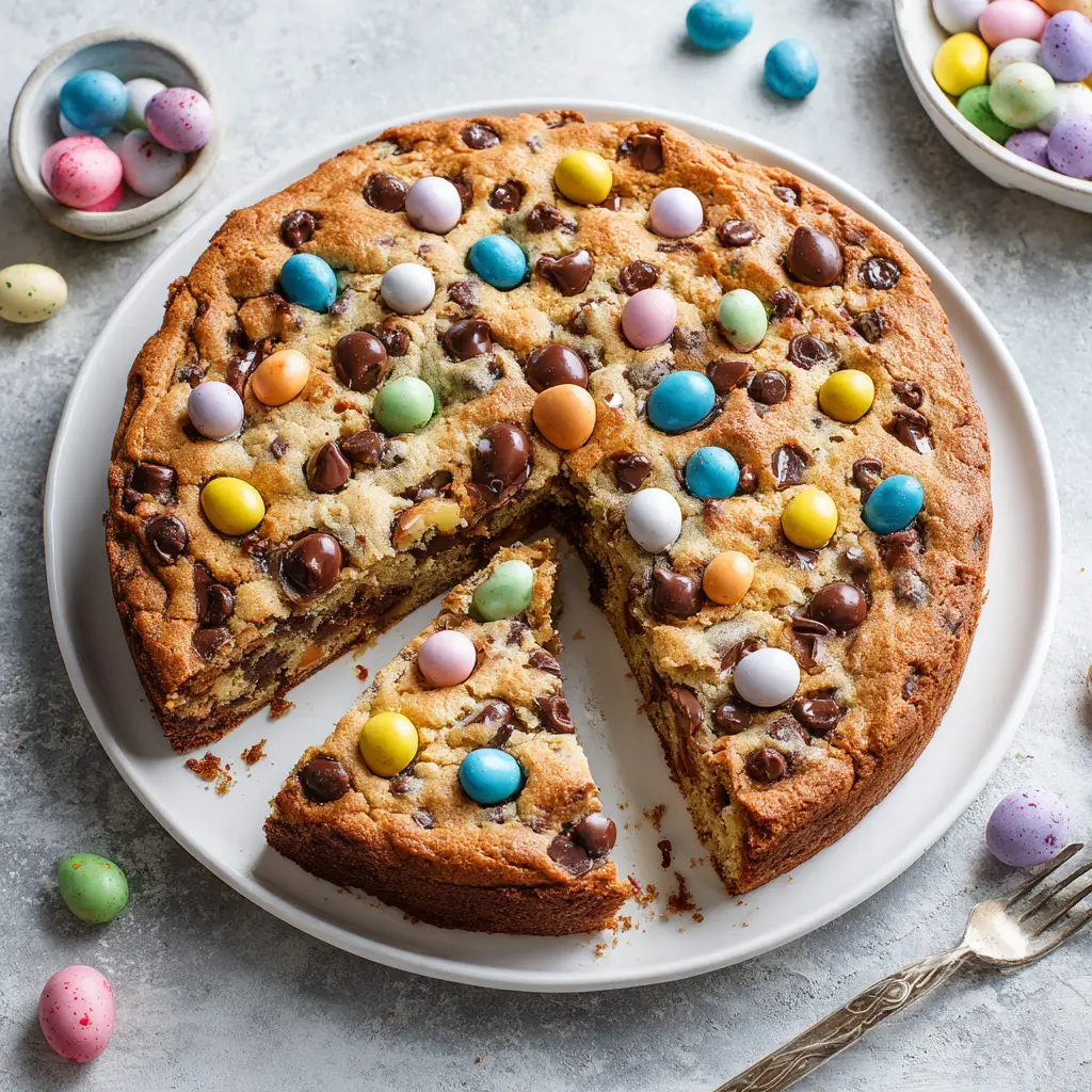 easter cookie cake