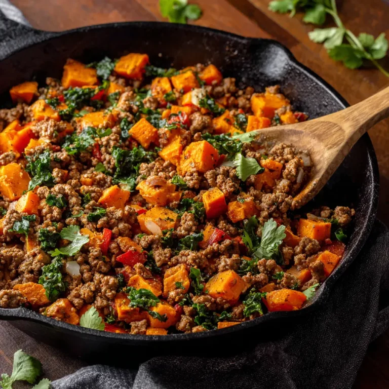 Healthy Ground Turkey Sweet Potato Skillet in 30 Minutes