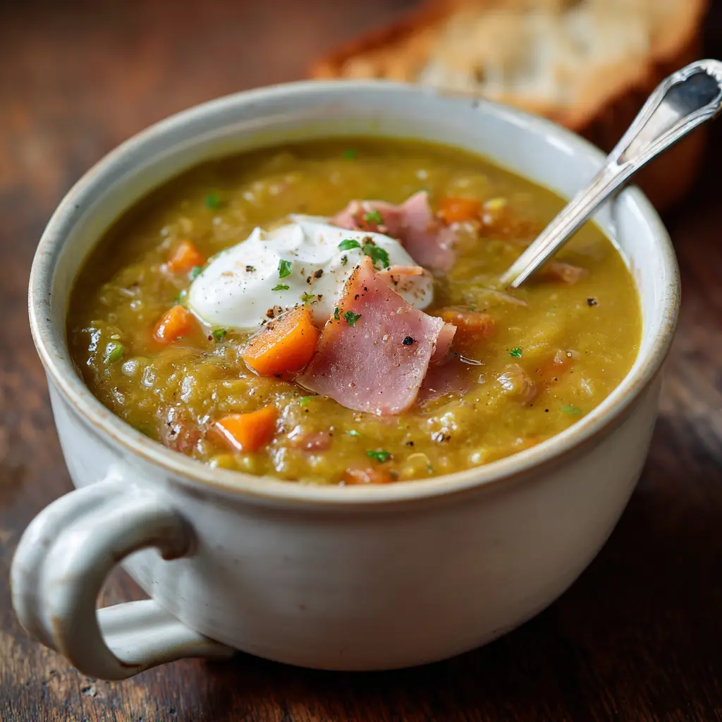 split pea soup with ham