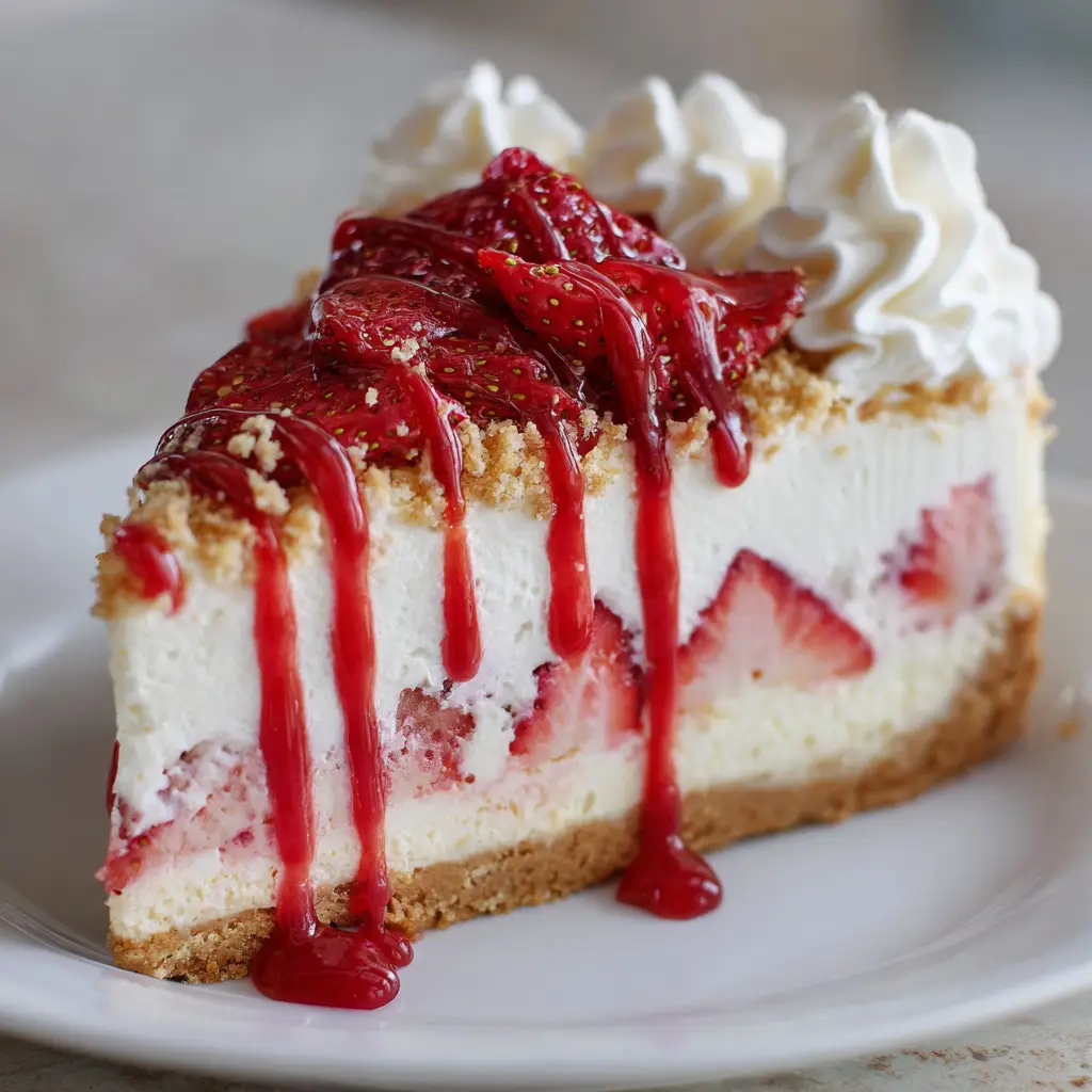 Strawberry Shortcake Cheesecake