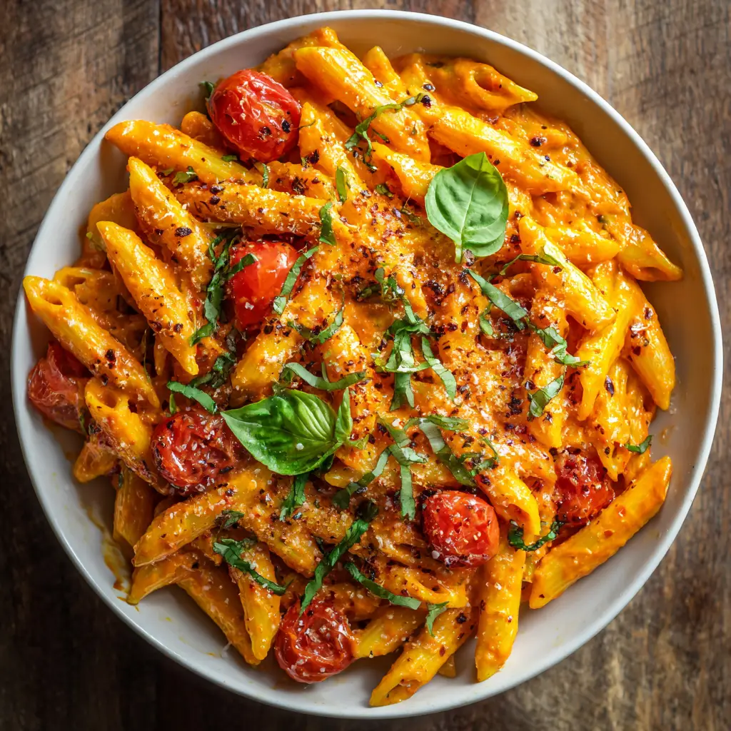 Super Easy Creamy Tomato Pasta