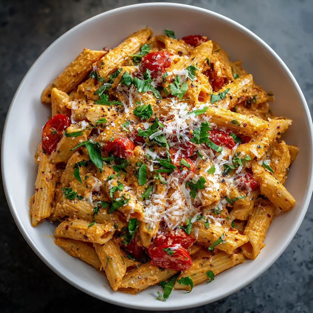 Super Easy Creamy Tomato Pasta