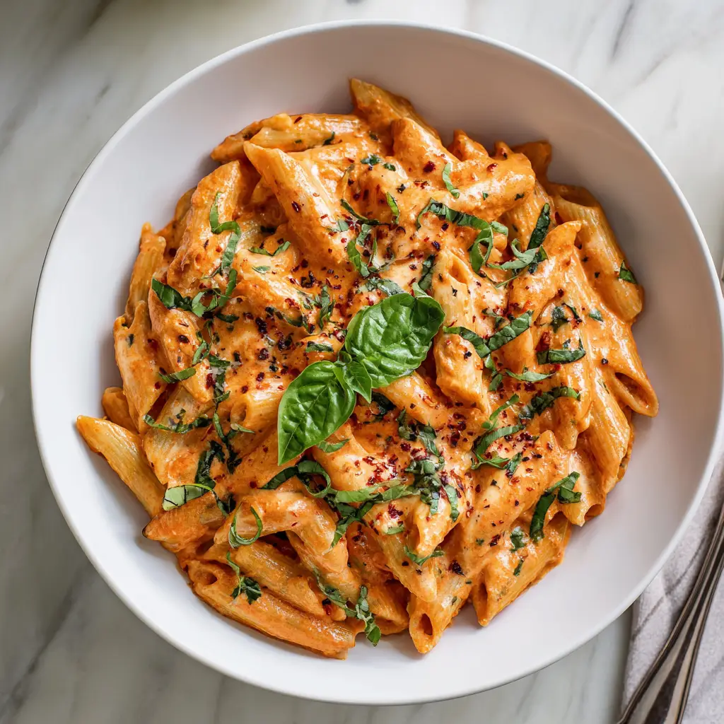 Super Easy Creamy Tomato Pasta